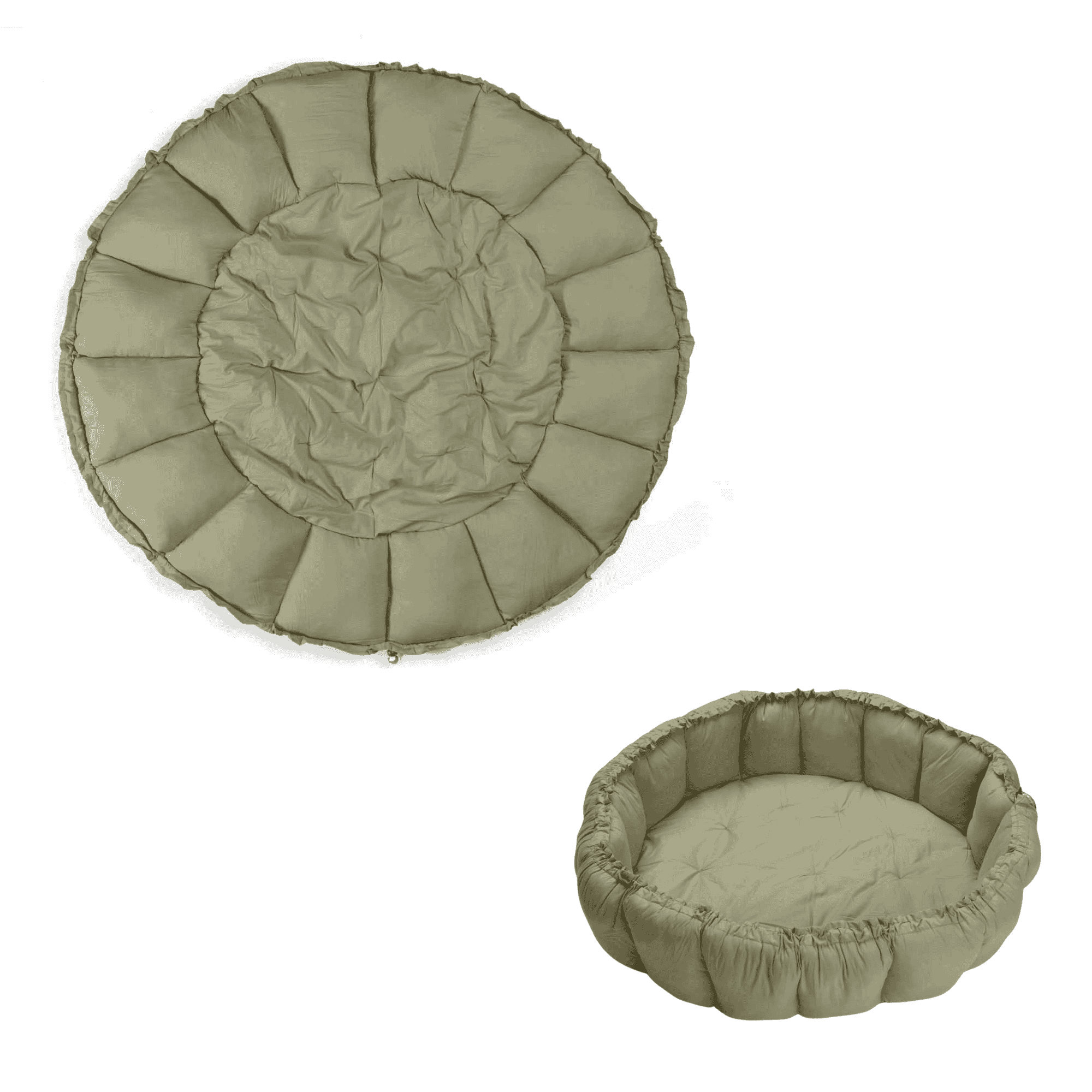 tapis et cocon bio - vert prairie