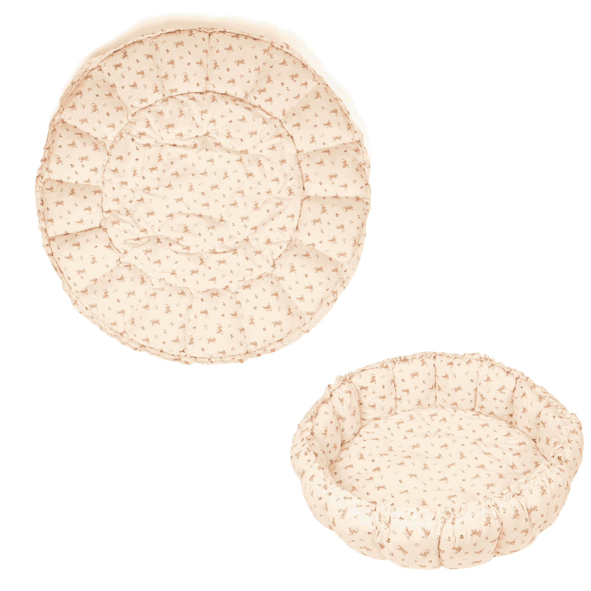 tapis et cocon bio - lapin