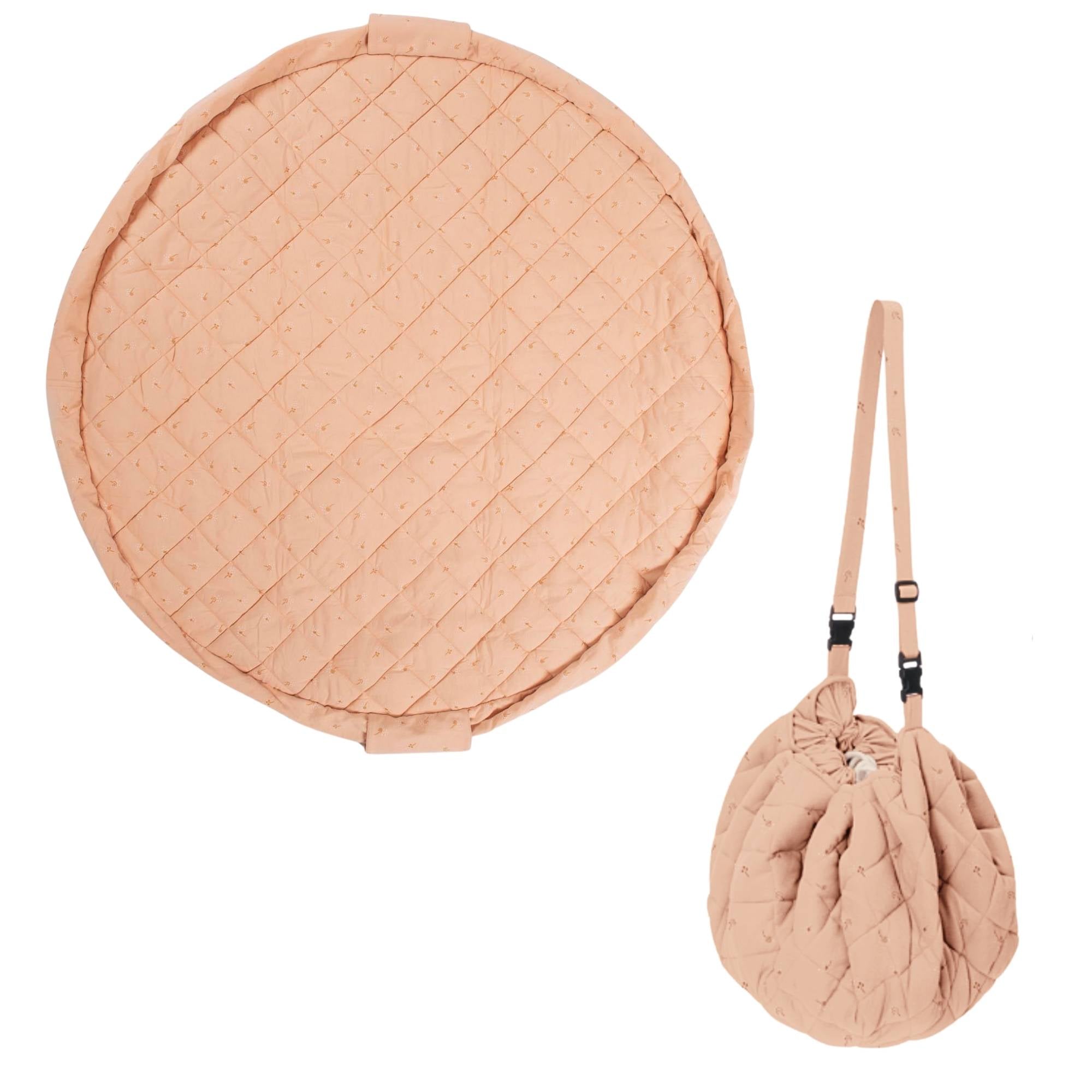Tapis et sac souples bio - fleuri