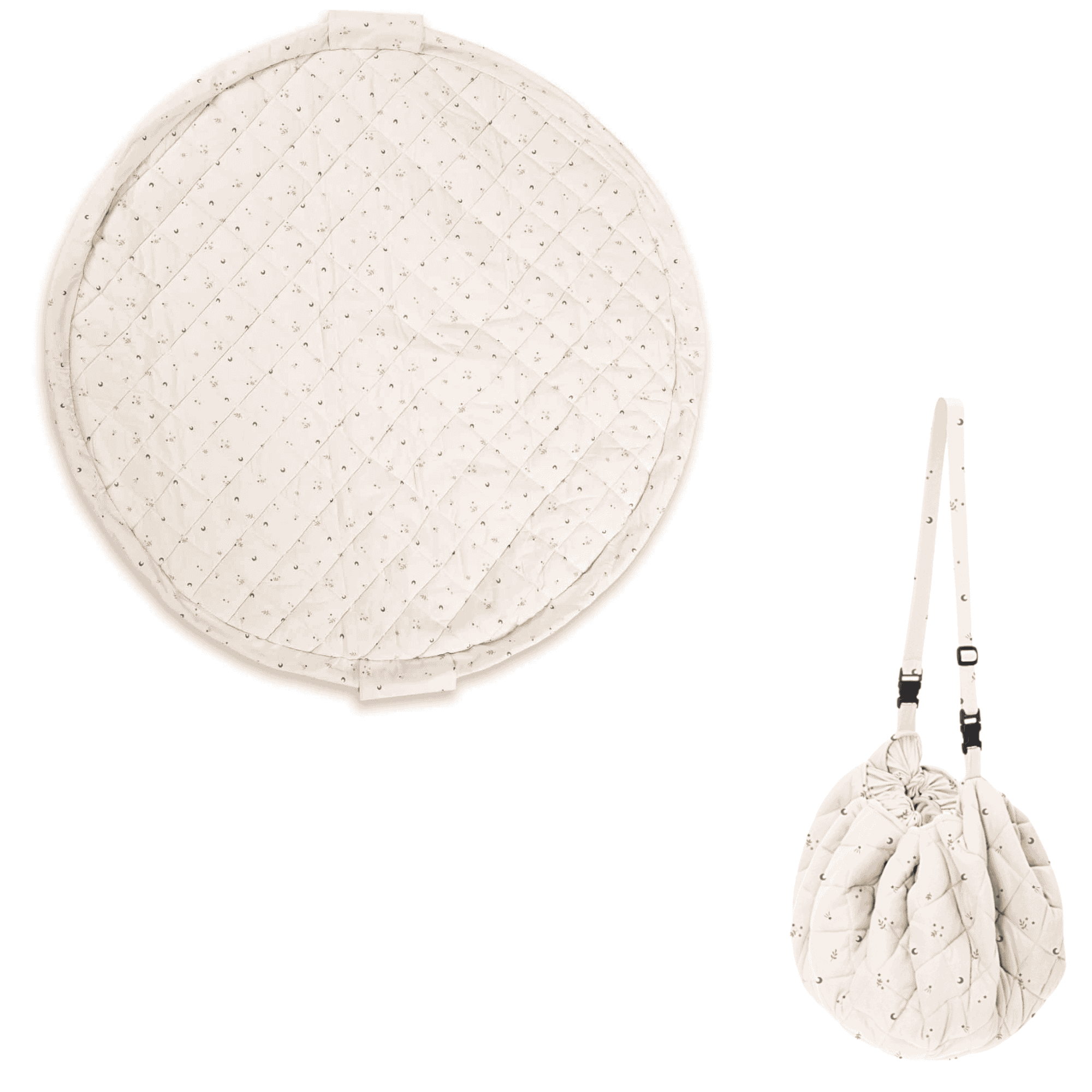 Tapis et sac doux bio - lune