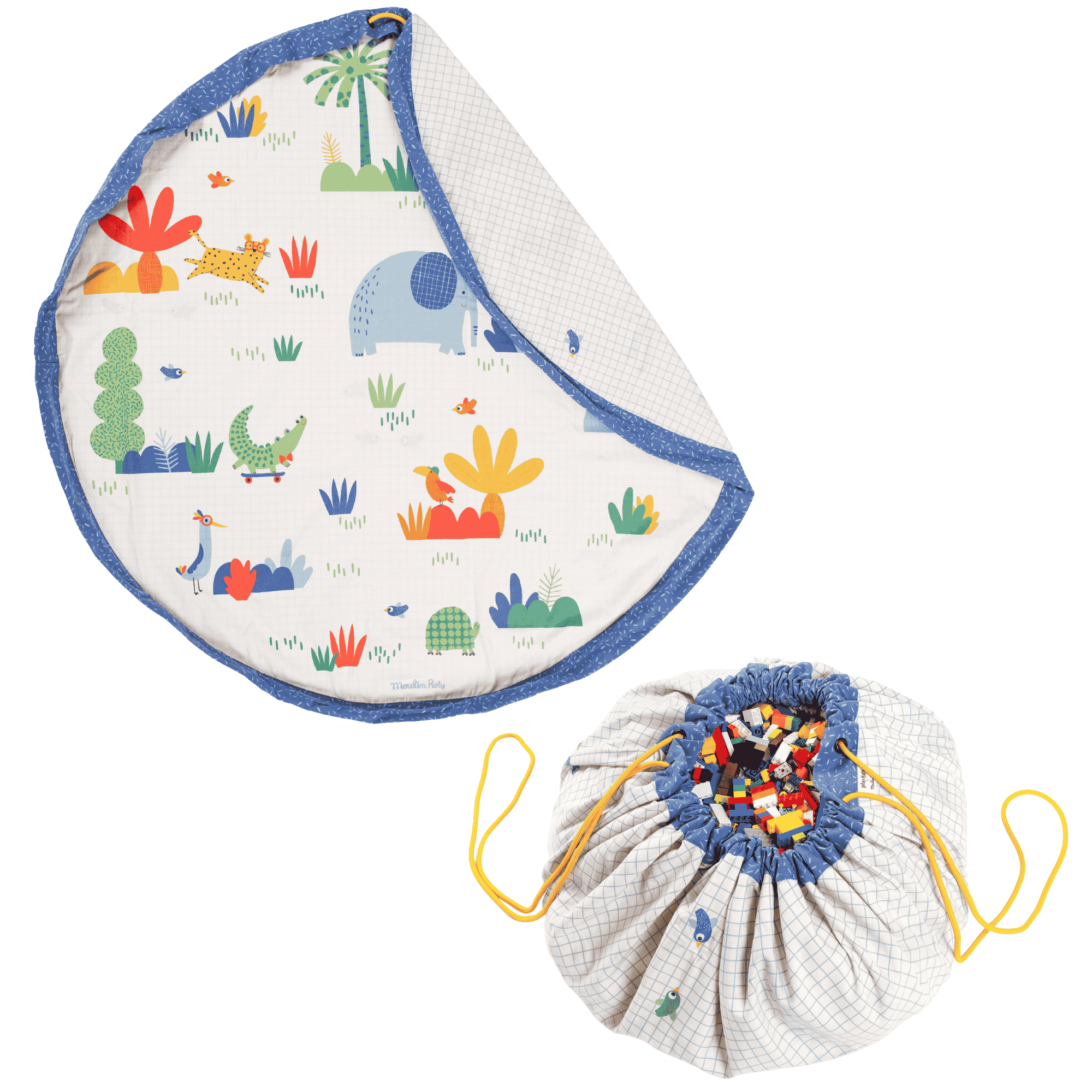 Tapis de jeu et sac à jouets - Toupitis Tapis de jeu et sac à jouets - Toupitis